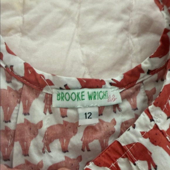 Red Razorback Print Kids Top - Picture 2 of 4